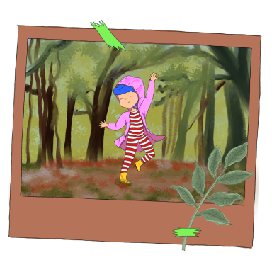 Tanzen im Wald